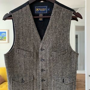 Ralph Lauren Rugby Herringbone Tweed Vest
